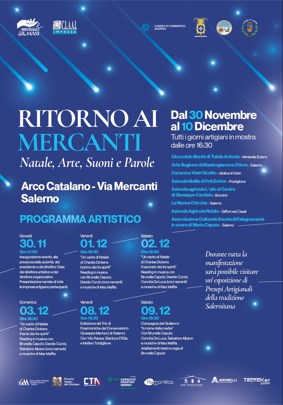 Dal 30 novembre al 10 dicembre “Ritorno ai Mercanti”