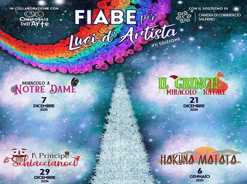 Sabato 21 dicembre 2024 secondo appuntamento con “Fiabe per Luci d’Artista”