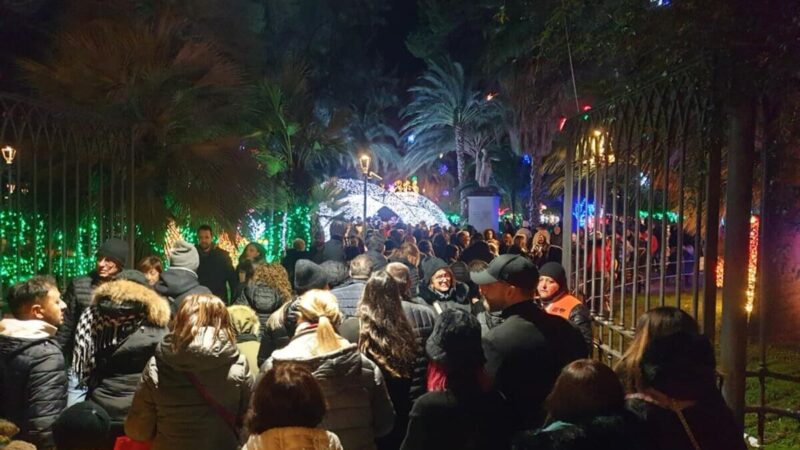 Luci d’Artista Salerno 2024 weekend dell’Immacolata sold out